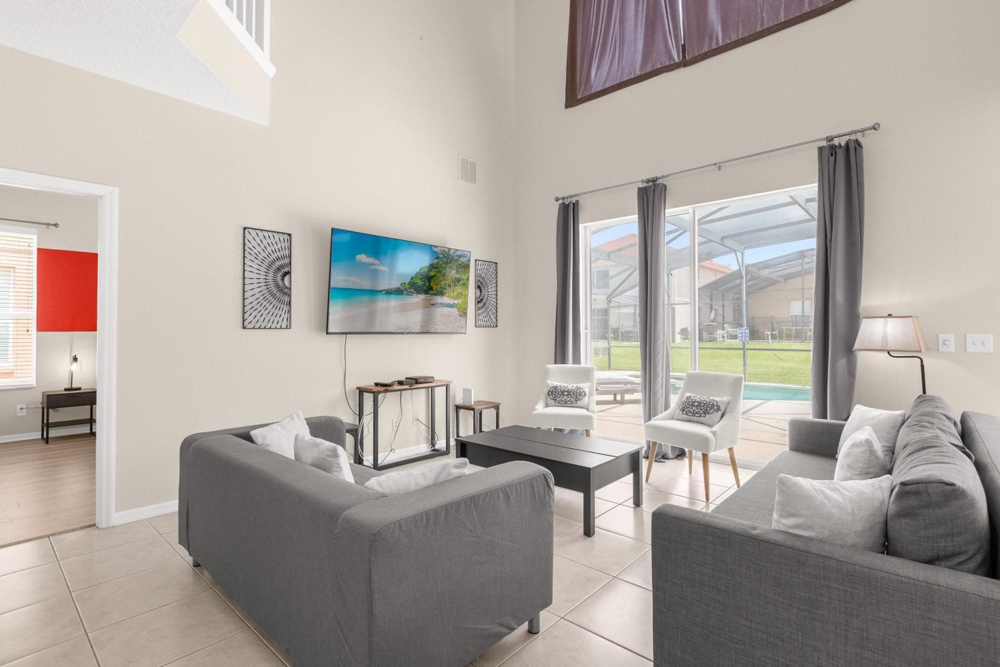 Large Spacious Home W Private Pool & Hot Tub Davenport Eksteriør billede
